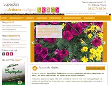 Tablet Screenshot of lesjardins-de-superplan.com